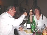 Karl-Heinz und Ivonne beim Pfälzer Wein